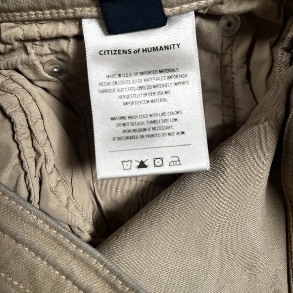 Citizens of Humanity The Gage Khaki Straight Leg Mens Jeans Size 34x30 Casual - Picture 8 of 12